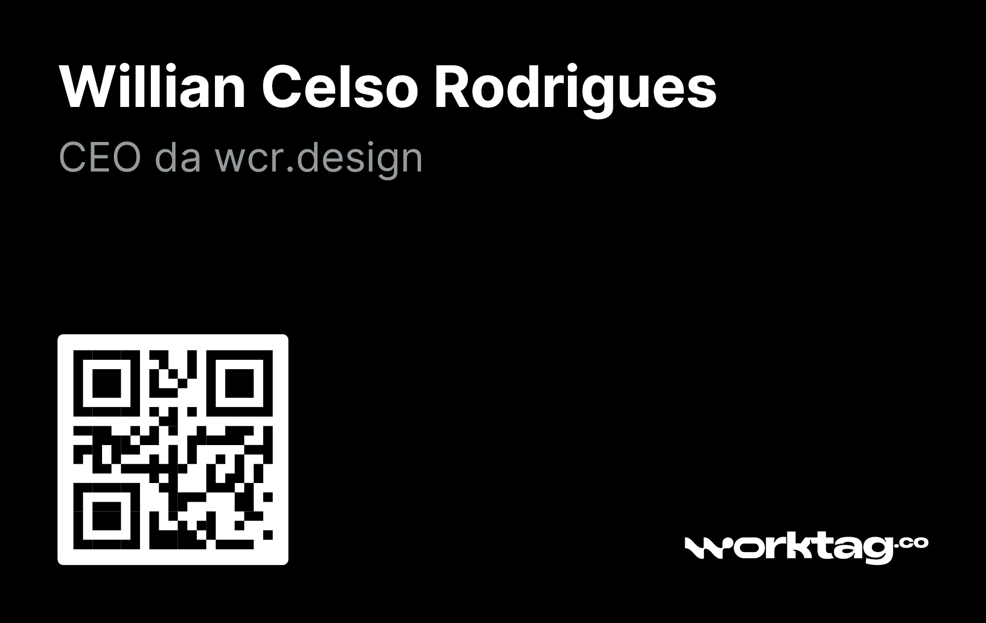 worktag Card Back